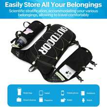 Running Vest Backpack Women With Water Bottle 500ml, Hydration Vest, Camel Hydration Backpack Men, Lightweight 150g For Trailrunning Hiking Marathon