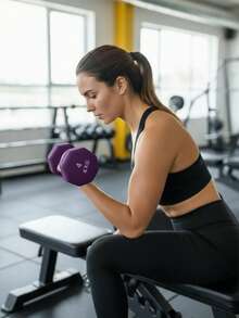 CARDIO BEAT Dumbbell - Purple - View 3