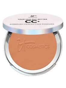 IT Cosmetics CC+ 空气感完美粉底液（浓郁色号）9.5克/0.33盎司 | 轻盈至全效遮瑕 | 隐匿毛孔和瑕疵 | 抗衰老彩妆 | 蕴含水解胶原蛋白和烟酰胺