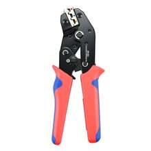 Ratchet Effort-Saving Wire Crimping Pliers SN-02C 0.5-2.5mm² Adjustable Pressure Electrician Crimping Pliers - Red - View 2