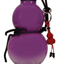 Popular Plastic Sports Water Bottle, Gourd-Shaped Water Bottle, Space Cup, Men's And Women's Water Cup, Large Capacity - Purple - View 6