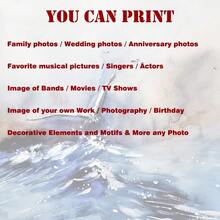 1pc Customizable Family Photo Canvas Wall Decor, Personalized Family Canvas Painting, Printed Market Custom Canvas Art, Multipurpose, Reusable, Decorative, Fashionable, Cute, Modern, Colorful, Customizable, Personalized, Unique