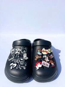 18pcs Western Crocodile Pattern ABS Plastic Charms, Suitable For All Seasons, Spring, Summer, Autumn, Winter, Shoe Decorations, DIY Shoe Accessories, Student Decorations, Nurse Shoes Decorations, Women's Shoes Flowers, Outdoor Party Beach, Suitable As Gifts For Women, Students, Nurses, Children, Holidays, Vacations, Daily Fashion, New Arrivals, All-Season, Shoe Decorations, Shoe Decorations, Women's Shoe Decorations, Valentine's Day Gifts, Back To School Gifts