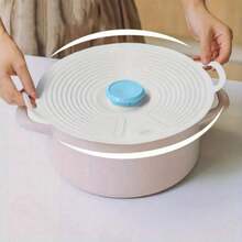 3 Pcs Silicone Food Covers, Reusable Microwave Splatter Lids, Universal Airtight Suction Bowl Covers For Kitchen - Multicolor - View 8