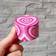 50毫米四层金属研磨器，彩色卡通图案设计草药研磨器，多种款式可选 - 手动四层锌合金金属研磨器，吸烟者必备礼物，节日礼物！圣诞礼物！