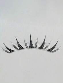 100pcs Sunflower Thick Charming Cluster Lashes False Eyelashes, Natural Cartoon Naughty C-Curl Eyelash Extensions - B - View 3