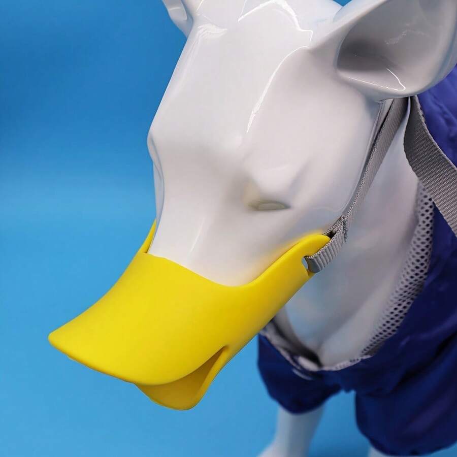 Dog Muzzle, Anti-Barking Anti-Biting Anti-Chewing Pet Muzzle, Duck Mouth Muzzle For Small Dogs - Multicolor - View 1