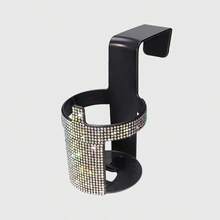 Multi-Function Rhinestone Car Cup Holder Hook, Car Seat Back Drink Holder Organizer, Car Interior Decoration Accessories - Multicolor - View 8