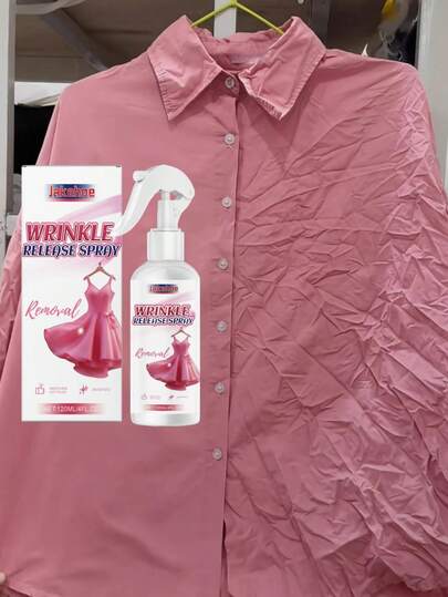 jakehoe 织物除皱喷雾/防静电喷雾，适用于帽子、围巾、羽绒服、窗帘、地毯、布艺沙发、床上用品。只需轻轻喷洒，即可告别静电，抚平织物褶皱。