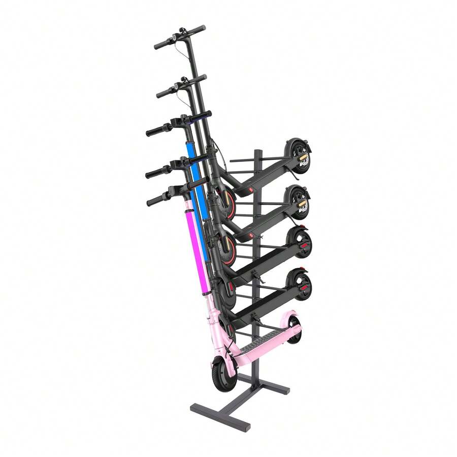 Bathrena Scooter Stand, 5-Tier Scooters Holder, Garage Scooter Storage Rack, For Multiple Scooters Holder - Default - View 1