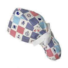 Gorra de trabajo ajustable con cordón, estampado de dibujos animados - Sombrero con lazo - Ver 19