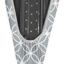 Epica - Funda y almohadilla para tabla de planchar tamaño estándar de 15 x 54 pulgadas revestimiento reflectante de calor resistente a las quemaduras y manchas con círculos grises - Crculosgrises - Ver 5