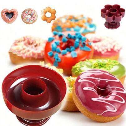1 Donut Cake Mold Donut Cake Mold Hollow Cake Bread Embossing Mold Donut Printing Cookie Mold Cake Baking Small Tool