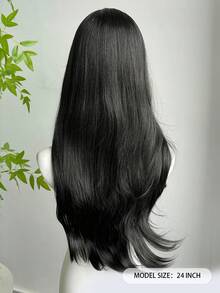 Ready-To-Wear Wig, Wavy Bangs, No Glue Wig, Pre-Cut, 13*5*1 T-Part Lace Front Wig, Suitable For Beginners, No Adhesive Needed, Natural Waves, Pre-Bleached, Pre-Plucked, 3S Wear