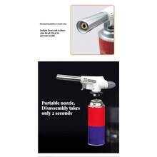 Gray And White Spray Gun Nozzle Attachment, Suitable For Barbecue Ignition, Cooking Grilling And DIY Projects - White - View 9