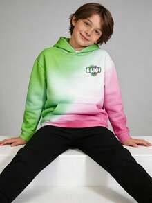 Youth/Kids Ice Cream Hoodies Sweatshirts Casual Comfort Tops Autumn Fashion Clothing 2025 Cute Clothes - Chuyển màu hồng và xanh lá cây - Xem 4
