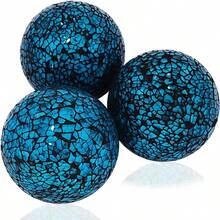 Fireplace Decorative Glass Balls - Dark Blue - View 1