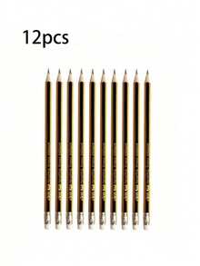 50支/30支/20支/10支/5支经典红黑素描铅笔，学生奖品学习文具（带橡皮擦），学校HB铅笔，办公用品，学习用品，返校礼物，学校和办公文具，学生文具 - 均碼 - 查看 17