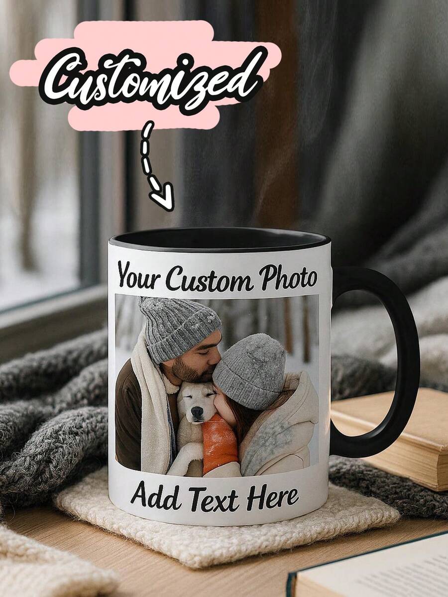 1 chiếc cốc in ảnh cá nhân hóa, cốc có ảnh và chữ, cốc cà phê in ảnh cá nhân, cốc in ảnh, cốc in tên theo yêu cầu, món quà hoàn hảo cho người thân yêu hoặc bạn bè, phù hợp cho mọi dịp đặc biệt, quà tặng ngày Valentine, quà tặng cho nữ, quà tặng cho nam, quà tặng cho bạn bè, trang trí nhà cửa, đồ sưu tầm, quà tặng cá nhân hóa, quà tặng theo yêu cầu, đa chức năng, quà lưu niệm. - nhiều màu - Xem 1