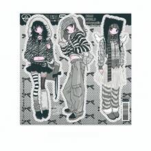 1pc - 2025 New Item - Hottie Girl Sticker For Planner - Phone DIY Decor Material - INS Sticker Gift - Water Bottle, Luggage, Skateboard Sticker - Domi Sticker - Stitch Toys, Travel Toys, Classroom Fidget Toys, Mini Stuff, Bath Toys, Christmas Stationery, Stress Ball - Birthday Gift, Christmas Gift, Christmas Eve Gift, Perfect Gift, Gift, Toys, Games - Multicolor - View 3