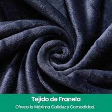 VIOPY Franela ,Cómodo y Cálido Manta Termica, Ligero y Transpirable Todo el Año Blankets,Frazada para Sala,Bebe,Sofa,Pie de Cama,Viaje, Acampada (, Individual (162 * 223cm))(Azul Individual (162*223cm)) - Multicolor - Ver 7