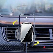 Universal Car Air Vent Phone Holder - Stable Non-Shaking Navigation Bracket - A - View 2
