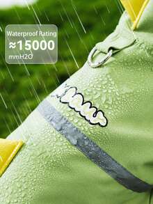 3D Dinosaur & Dog Raincoat, Fully Waterproof, Covers Whole Body Including Legs And Tail, Transparent Visor, Reflective Stripes And D-Ring Leash Hole, Suitable For Spring/Summer/Fall/Winter, Green/Blue Color, Fits Small To Medium Dogs (Chihuahua, Toy Poodle, Maltese) - Multicolor - View 7