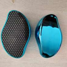 Raspador de pies para eliminar la piel muerta, lima de pies para eliminar callosidades, masajeador de pies de vidrio nano, piedra para pies para reparar las plantas, herramienta de raspado de pies - Multicolor - Ver 6