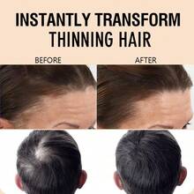 Goiple Professional Hair Building Fibers & Styling Kit,3-In-1 Formula For Instantly Fuller, Thicker Hair & Beard – Natural - Looking Hair Loss Concealer, Pump Applicator Tools –For Thinning Hair, Bald Spots, Hairline Enhancement & Quick Volumizing Styling - 深棕 1pc/0.97oz - 查看 5