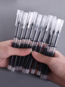 Bộ 12/24/36 bút bi gel đầu thẳng - Mực khô nhanh, nhiều màu, bút ký tên, bút gel 0.5mm, thích hợp cho ghi chú bài học, hồ sơ văn phòng, nhật ký tự làm, đánh dấu hàng ngày tại nhà (máy tính để bàn, sổ tay, nhật ký viết tay, tài liệu văn phòng), câu trả lời bài kiểm tra, ghi chú cuộc họp, tạo nhật ký, viết bài tập về nhà, ghi nhớ hàng ngày. - Nhiều màu - Xem 11