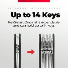 KeySmart Flex - Compact Key Holder and Keychain Organizer - por defecto - Ver 6