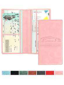 多色汽车标志钱包，轻松整理您的汽车文件 - 汽车卡车储物盒配件，可存放车辆登记证、保险单、驾驶证等！汽车保险数据文件保护套卡包 - 彩色 - 查看 2