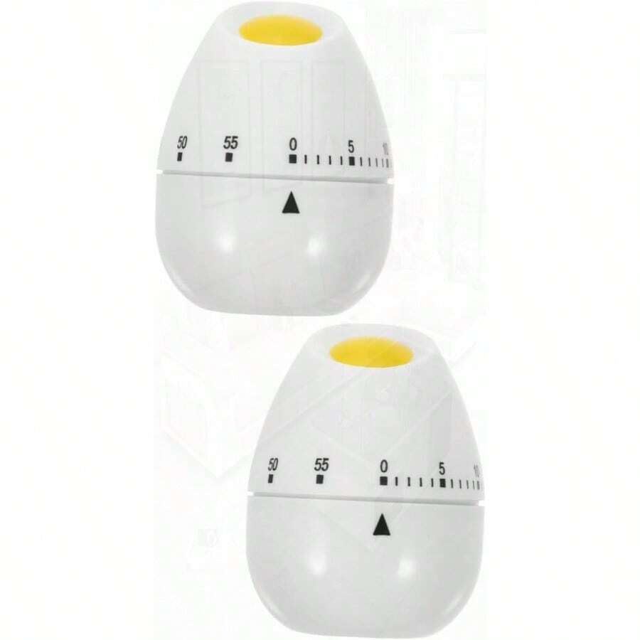 2 Piezas Temporizador Contador regresivo Administrador de de Cocina Egg Timer cronómetro de Huevo el plastico - 2 - Ver 1