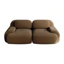 Sofas & Couches - Brown + Corduroy + 2 Seat - View 6