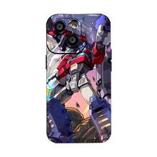 Estuche para teléfono con patrón de acción de robots transformadores compatible con estuches para teléfonos   17  16 Pro Max  15 Pro Max  13 y  12 A prueba de golpes, resistente al agua y a los arañazos Un gran regalo para familiares, amigos, seres queridos, novios/novias y para Navidad - Negro - Ver 2