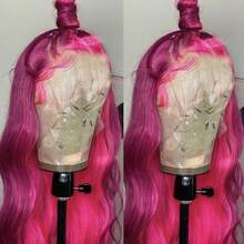 13X4 Free Part Black Green Highlights Body Wave Lace Front Wigs Pre Plucked Soft Long Wavy Hair Wigs Heat Resistant Wave Wigs Glueless Christmas Wig Long Wavy Synthetic Lace Front Wigs For Women Perfect For Daily Wear & Parties - Highlight - 查看 1