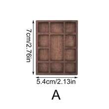 Mini Jewelry Stand, DIY Crystal Rack, Dollhouse Mini Decor, Multi-Layer Wooden Jewelry Display Tray, Ring Holder, Home Decor, Birthday Gift, Jewelry Storage - Multicolor - View 11