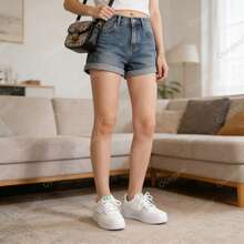 Women's White Low-Top Shoes, Casual Shoes, Outdoor Sports Shoes, Lace-Up Shoes, Lightweight, Easy To Walk, Fashionable, Comfortable, Available In Plus Sizes. - 薄荷綠 - 查看 3
