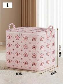 4sizes Foldable Clothes Storage Box With Handles, Large Capacity Breathable Wardrobe Clothes Storage Box With Handle And Zipper, Reinforced Portable Storage Bag For Blankets, Bedding, Space Saving Closet Organizer For Bedroom, Home, Dorm, Quilt And Also Dirty And Clean Clothes Hamper, Clothes And Toy Storage Organizer - Multicolor - View 13