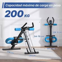 MERACH Abdominal Trainer, Home Abdominal Muscle Trainer, Multifunctional Training Device For Full Body Workout - Black - View 7