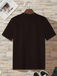 Men's 250th Anniversary T-Shirt - Funny & Cool 250 Years Design With Number 250 - Soft Breathable Fabric - Loose Fit Casual Short Sleeve Round Neck Top For Parties, Casual Attire - 250 Year Themed Apparel For Young People, PLUS SIZE Graphic Tee Mens Clothes - 黑色 - 查看 3