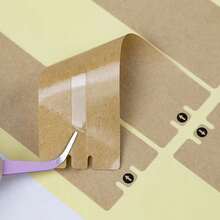 200/150/100张自粘封口贴纸，长方形，一次性封口标签，用于安全包装和邮寄礼物，为情人节和生日礼物增添仪式感。