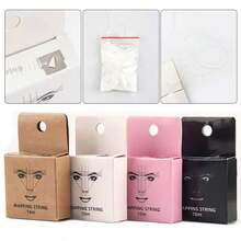 1 PC Of 10m Micro Blading Pigment Ruler, Micro Blading Mapping Thread Eyebrow Pencil Beauty Thread, Micro Needling Brow Semi-Permanent Makeup Tool, Eyeliner Mapping, Brow Positioning Measurement And Dye Thread Tattoo Tools