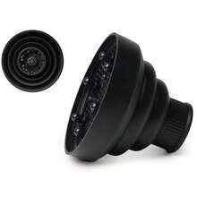 1 đầu khuếch tán máy sấy tóc silicon đa năng, có thể gập lại và di động, thích hợp cho tóc xoăn/gợn sóng khi đi du lịch, nhẹ và có thể gập lại, phù hợp với tóc có đường kính từ 1,57-1,99 inch. - Nhiều màu - Xem 13