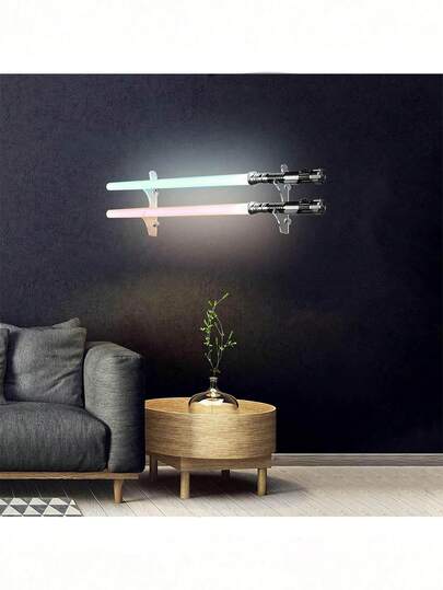 1 Set Acrylic Display Stand, Transparent Wall Mount Holder, Display Rack, Collector's Gift, Samurai Sword Rack, Wall Mount, Home Decor, Back To School Room Decor, Suitable For Home, Collection, Display