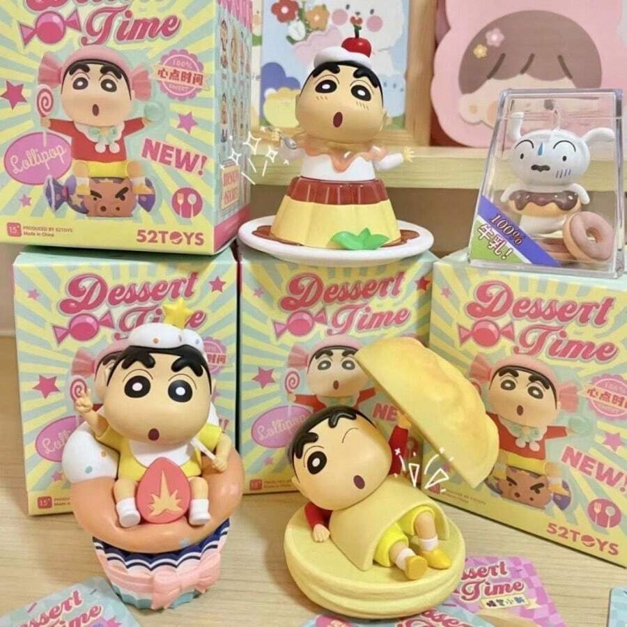 1pc Japanese Soft And Cute Dim Sum Time Series, Blind Boxes, Toys, Tabletops, Toys, Toys, Hand Made Decorations, Birthday Gifts, Perfect Small Gifts For Fans, Family And Friends, Valentine's Day Gifts, New Year Gifts, Valentine's Day Gifts, Easter Gifts[Stochastic Style] - Multicolor - View 1