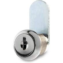 Juego de 4 cerraduras de gabinete con llaves para caravanas cerradura de cajón que incluye 4 cerraduras de caja de herramientas de cara redonda cilíndrica 4 levas rectas y 4 - como en la foto - Ver 5