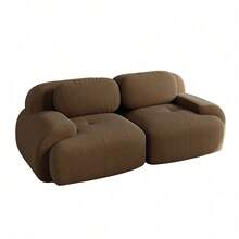 Sofas & Couches - Brown + Corduroy + 2 Seat - View 7