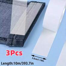 10m/Roll Pants Hem Shortening Tape, No-Sew Hem Tape For Pants, Sleeves, Curtains, Double-Sided Self-Adhesive Hem Tape