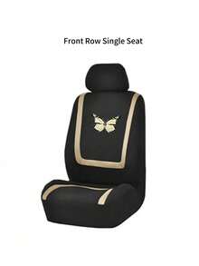 9/4/2 Pcs Set Butterfly Pattern Car Seat Covers, Universal Fit | U-Shape Design, Anti-Slip Backing | Compatible With Airbags, Refresh Your Car Interior. 9 Pcs Set (5 Seats: 5 Headrest Covers, 2 Front Seat Covers, 1 Split-Type Rear Seat Cover And 1 Integrated Rear Seat Bottom Cover). 4 Pcs Set (2 Seats: 2 Front Seat Covers And 2 Headrest Covers). 2 Pcs Set (1 Seat: 1 Front Seat Cover And 1 Headrest Cover). - Style a - View 23
